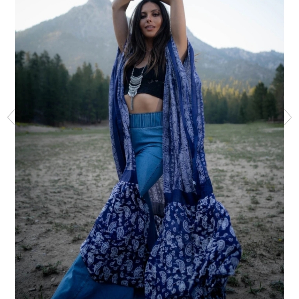 Paisley Tapestry Duster Kimono